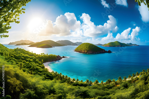 Panoramic Bliss: Serenity of the British Virgin Islands – A Picturesque Landscape of TradeWinds Life photo