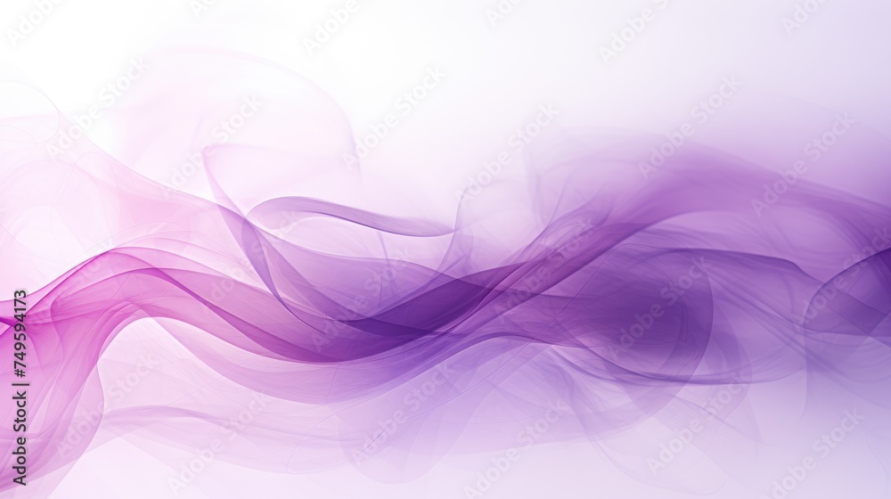 Abstract purple smoke on a light background. An atmosphere of mystery and magic. The texture of steam and smoke.