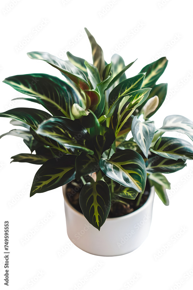 House plant in pot isolated on white background
House plant in pot isolated on white background