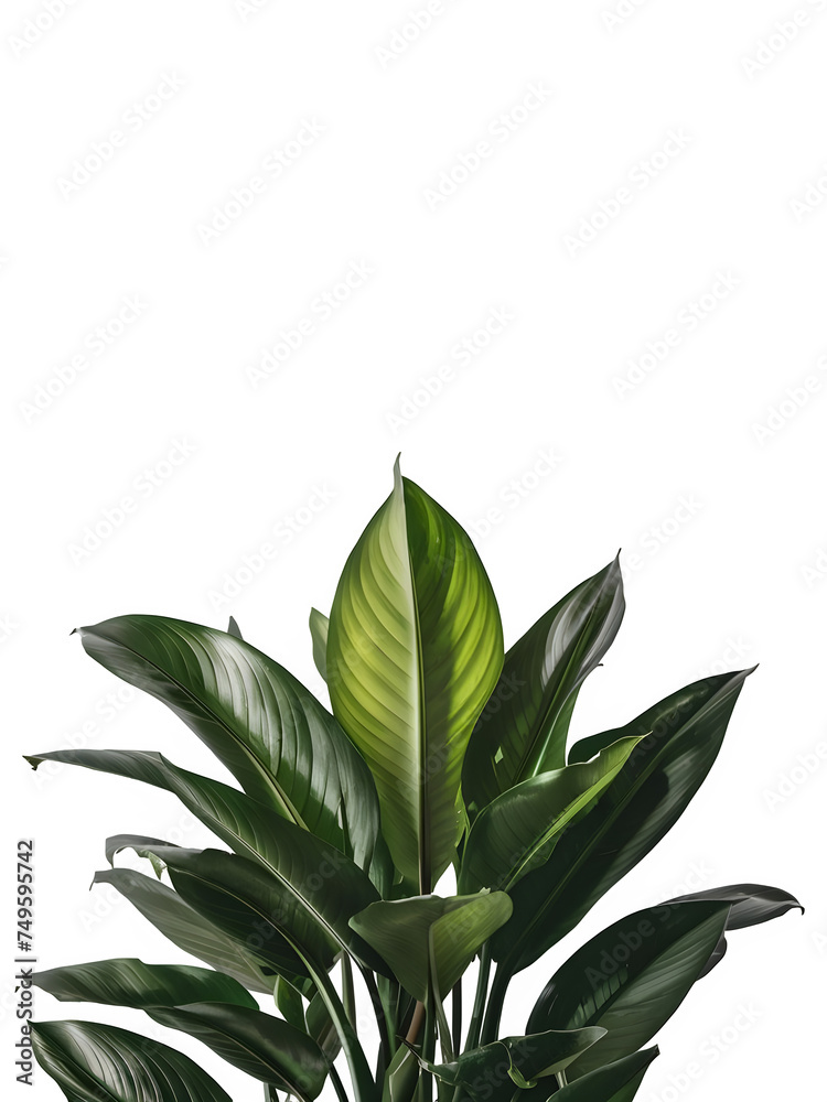 House plant in pot isolated on white background
House plant in pot isolated on white background