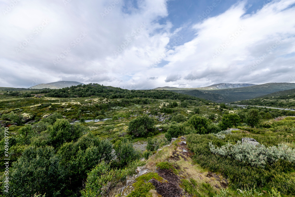 landscape with mountains and sky landscape with mountains and sky