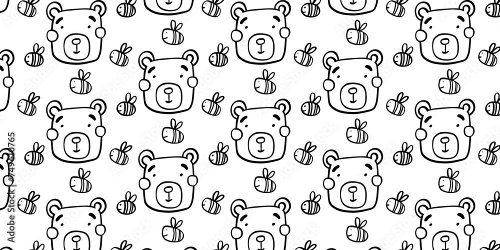 Cute kids seamless pattern Cute kids seamless pattern