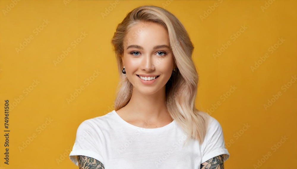 Young Smiling pretty girl beauty female Young Smiling pretty girl beauty female