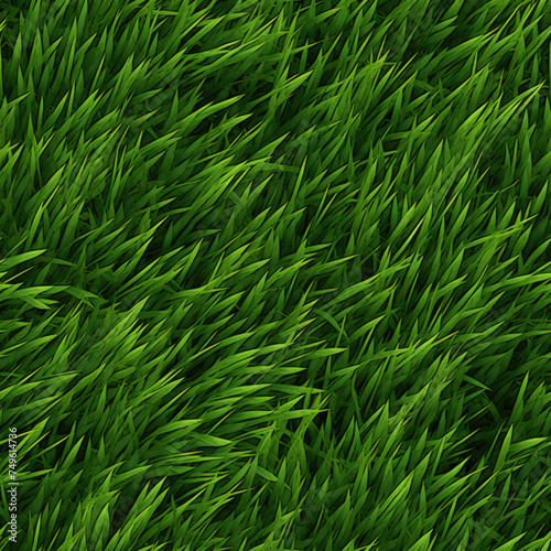 Seamless Tilable Grass Texture Pattern