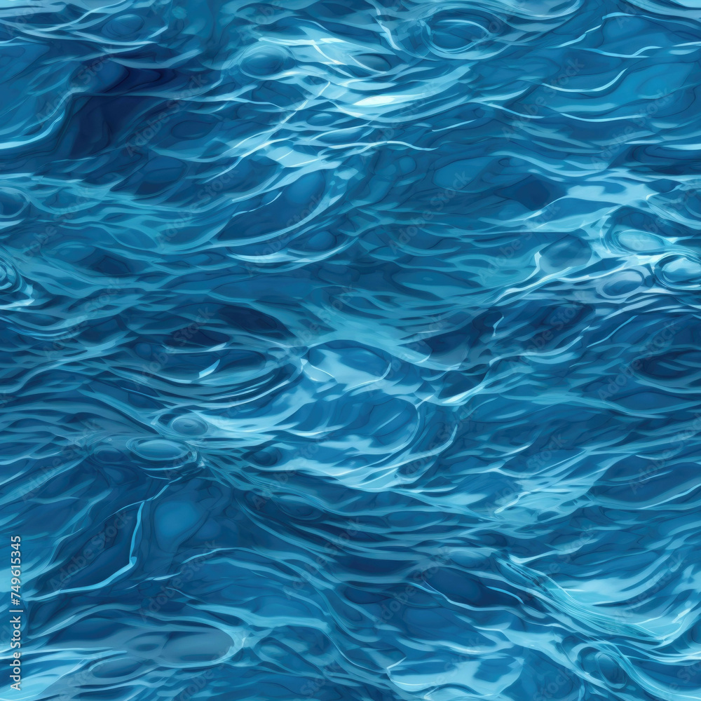Seamless Tilable Water Texture Pattern