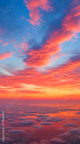 An Illuminating Sunrise Over a Peaceful Landscape: A Spectral Dance of Morning Colors