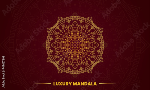 Creative Modern Vector Luxury Mandala Design Template