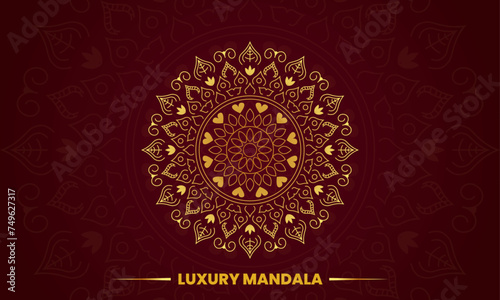 Creative Modern Vector Luxury Mandala Design Template