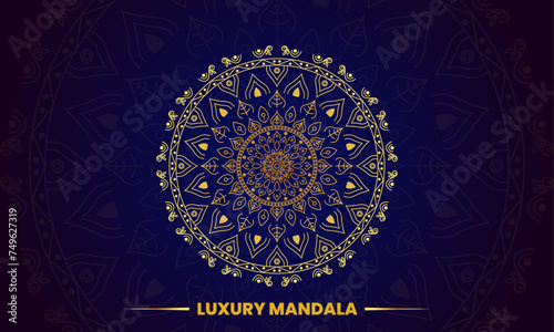 Creative Modern Vector Luxury Mandala Design Template
