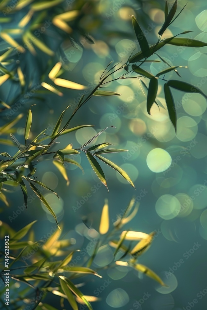 Green Leaves Branch on Tree Green Leaves Branch on Tree