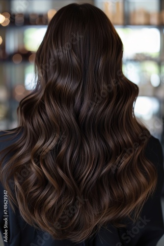 Long Brown Hair Woman