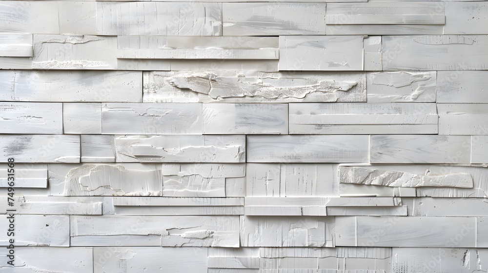 Fototapeta premium white stone wall