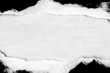 Old ripped torn blank white posters textures backgrounds grunge creased crumpled paper vintage collage placards empty space text