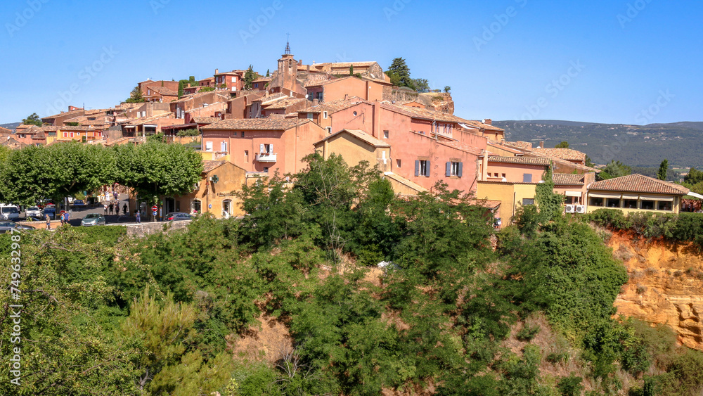 Views from the village of Roussillon in France
