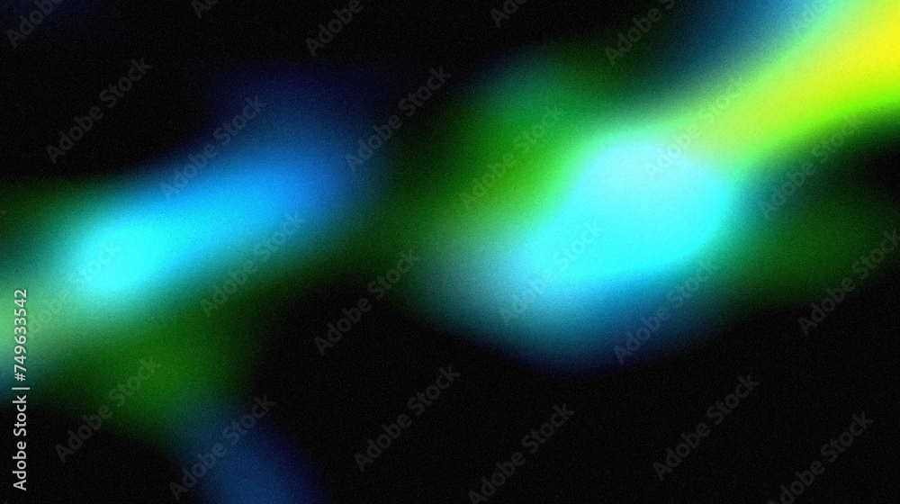 Vibrant grainy gradient abstract background blue green glowing color shape on black background colorful poster web banner design Vibrant grainy gradient abstract background blue green glowing color shape on black background colorful poster web banner design