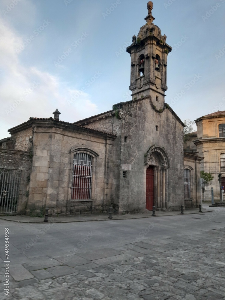 Iglesia de San Fiz de Solovio en Santiago de Compostela, Galicia