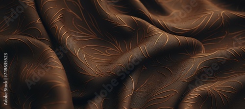 waves of gold floral pattern cloth, flower 22