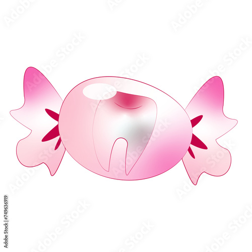 tooth, sweet, dentist, packed tooth, packaging, sweets, cavities, teeth, different, unique, art, 
