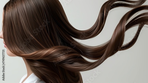 Flowing and supple hair