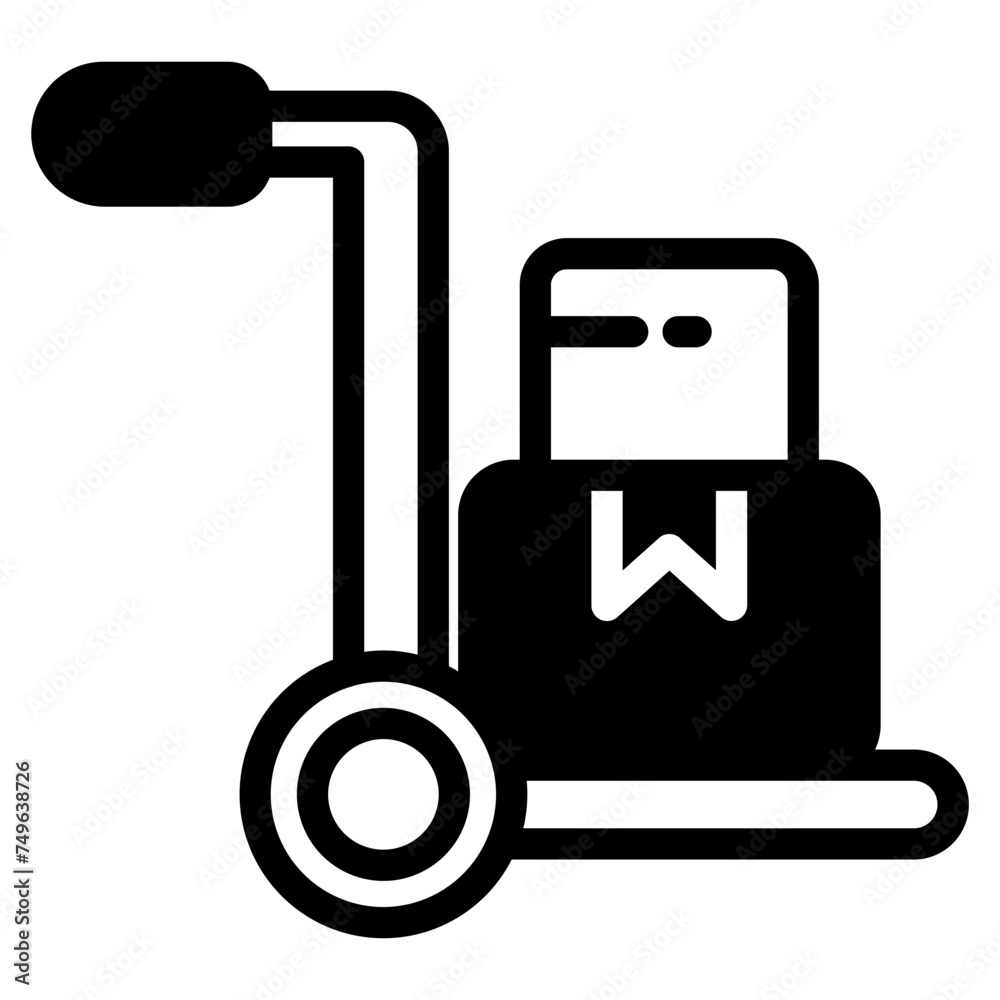 Manual loader. Vector web icon trendy style on white background.. Manual loader. Vector web icon trendy style on white background..