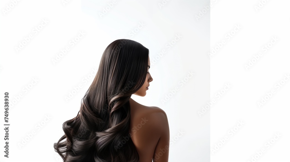 A flowing, supple hair bust A flowing, supple hair bust