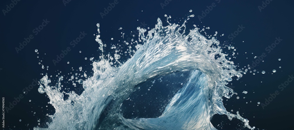 water splash waves, clear, fresh, aqua 67