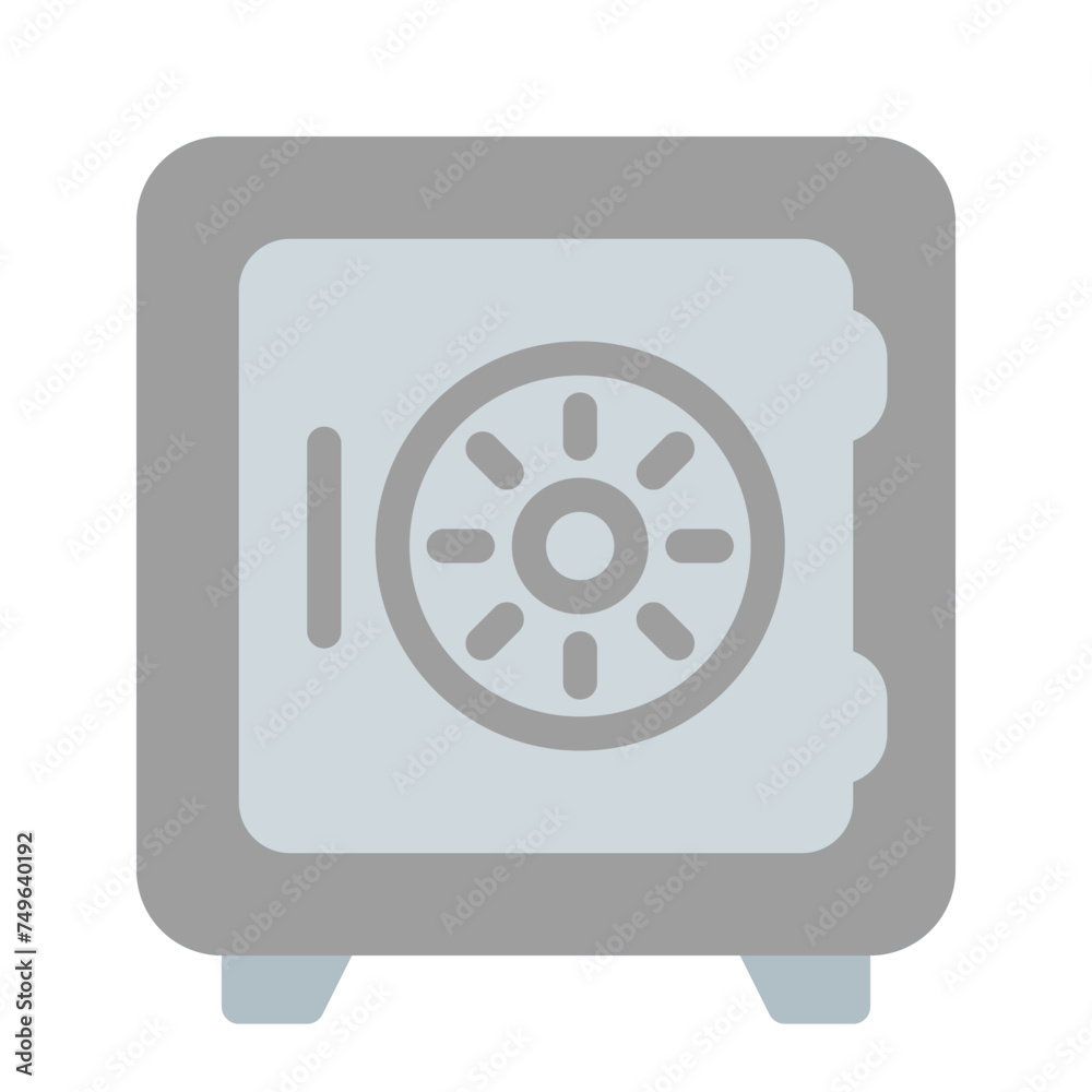 This is the Safe Box icon from the Hotel icon collection with an Color style