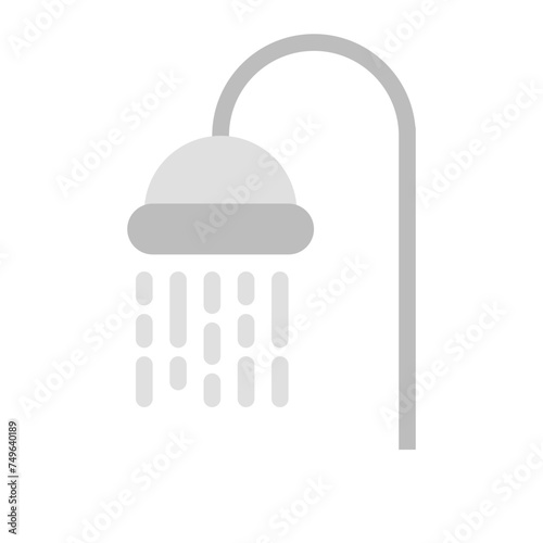 This is the Shower icon from the Hotel icon collection with an Color style