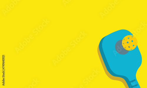 Great editable vector pickleball background design for any media	