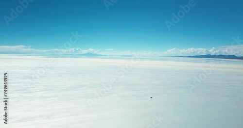 Video drone 4k Salar d'Uyuni Uyuni, Bolivie, février,  pendant saison de pluie