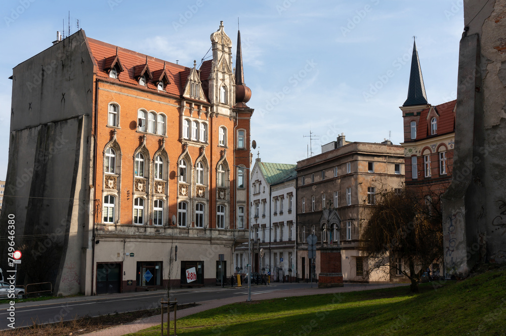 Old House, Preserved architecture of the former greatness of the city. Bytom, Poland. Old House, Preserved architecture of the former greatness of the city. Bytom, Poland.