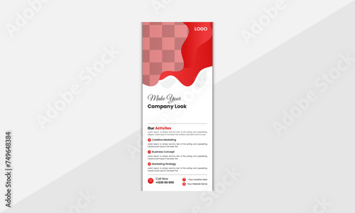 Modern Creative Vector Business Rollup Banner Design Template