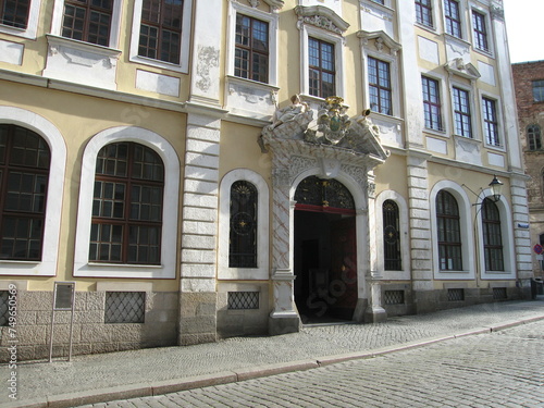 Obraz na płótnie Portal am Barockhaus in Görlitz w salonie