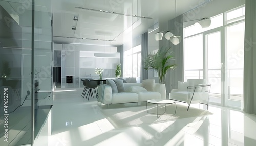 apartment interior. Concept for residential apartment © thiraphon