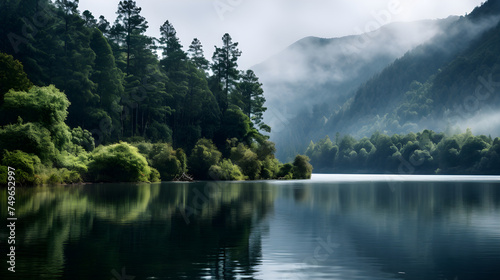 Tranquil Lake: A Peaceful Retreat in the Lap of Untouched Nature