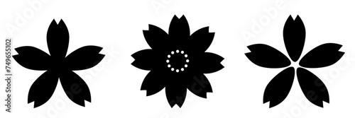 桜の花　アイコンセット