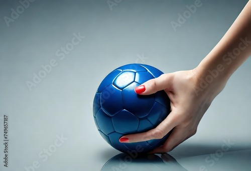 hand holding ball
