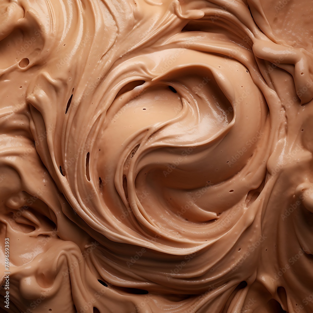 Coffee ice cream texture background Coffee ice cream texture background
