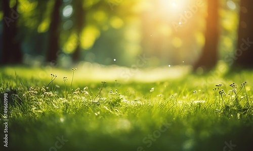 Summer Beautiful spring perfect natural landscape background