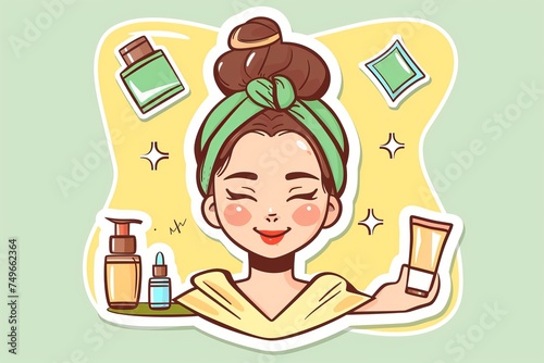 Beauty Face Skin peel Aloe Vera. Natural organic Skincare products: Rose essential oil lotion, moisture Shower gel gel, Coconut oil pull serum and blank cream tube Skin inflammation jar pot photo