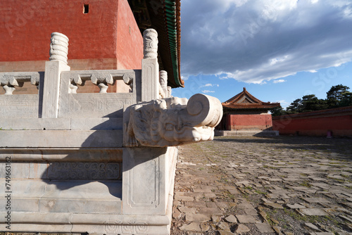 China in the qing dynasty emperor mausoleum, clear dongling photo