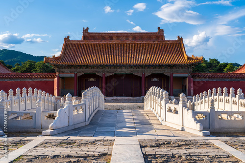 China in the qing dynasty emperor mausoleum, clear dongling photo