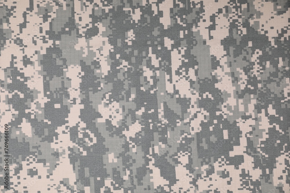 Texture of camouflage fabric as background, top view Texture of camouflage fabric as background, top view
