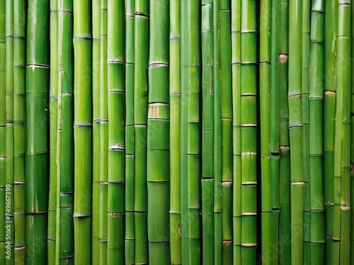 image of green bamboo texture  wallpaper on the wall  full screen.