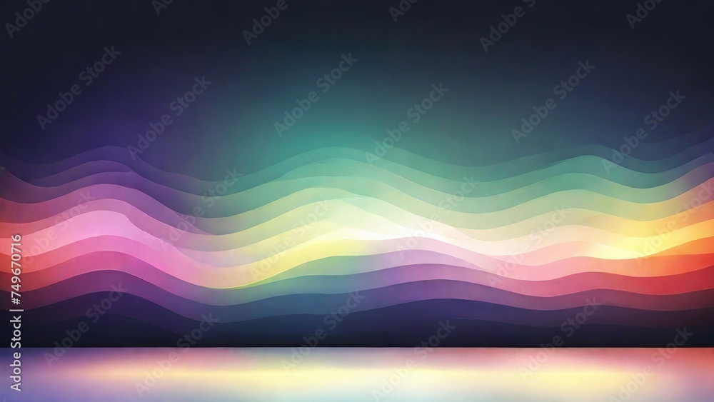 background wave gradient