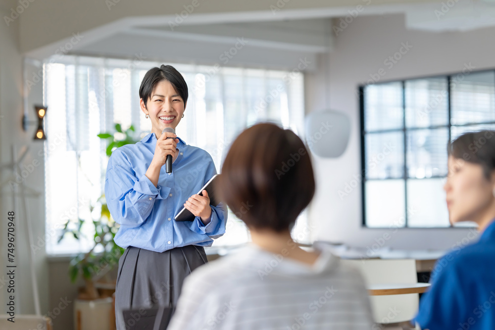 Obraz premium ビジネスセミナー