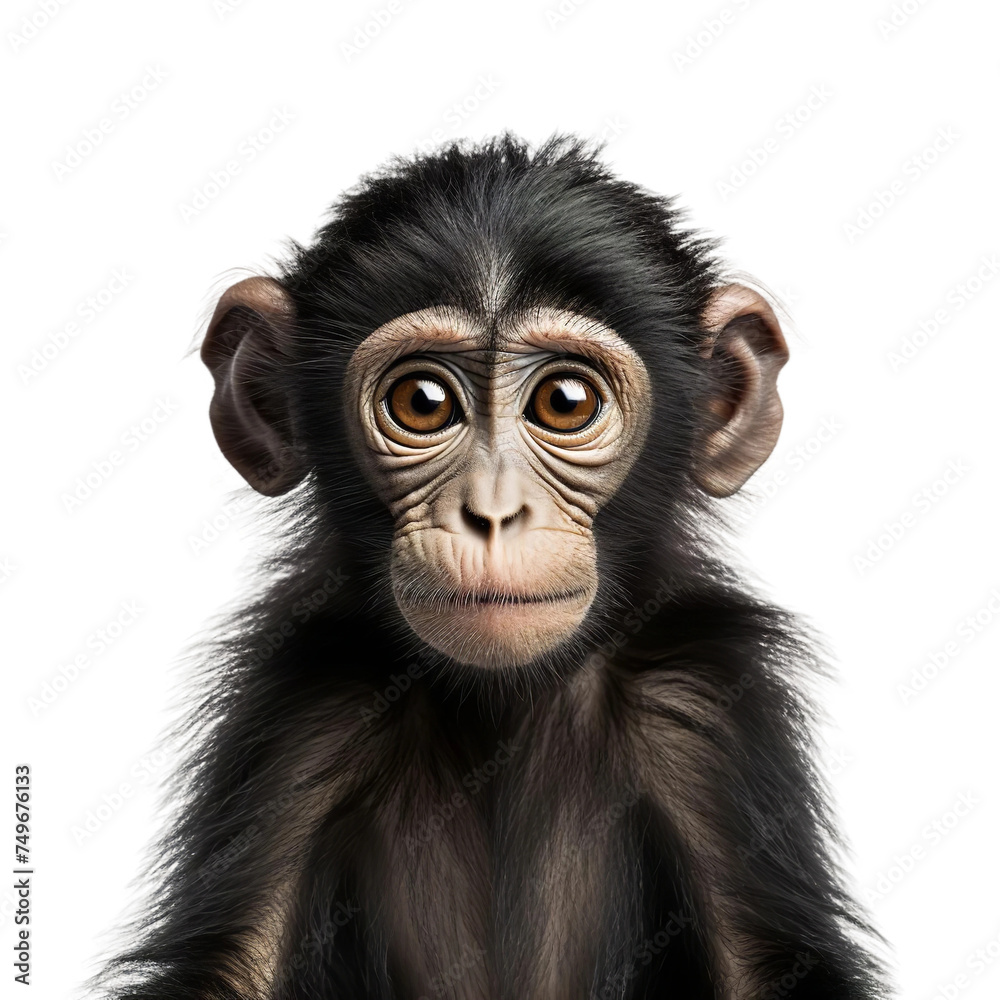 Beautiful Monkey isolated on transparent background Beautiful Monkey isolated on transparent background