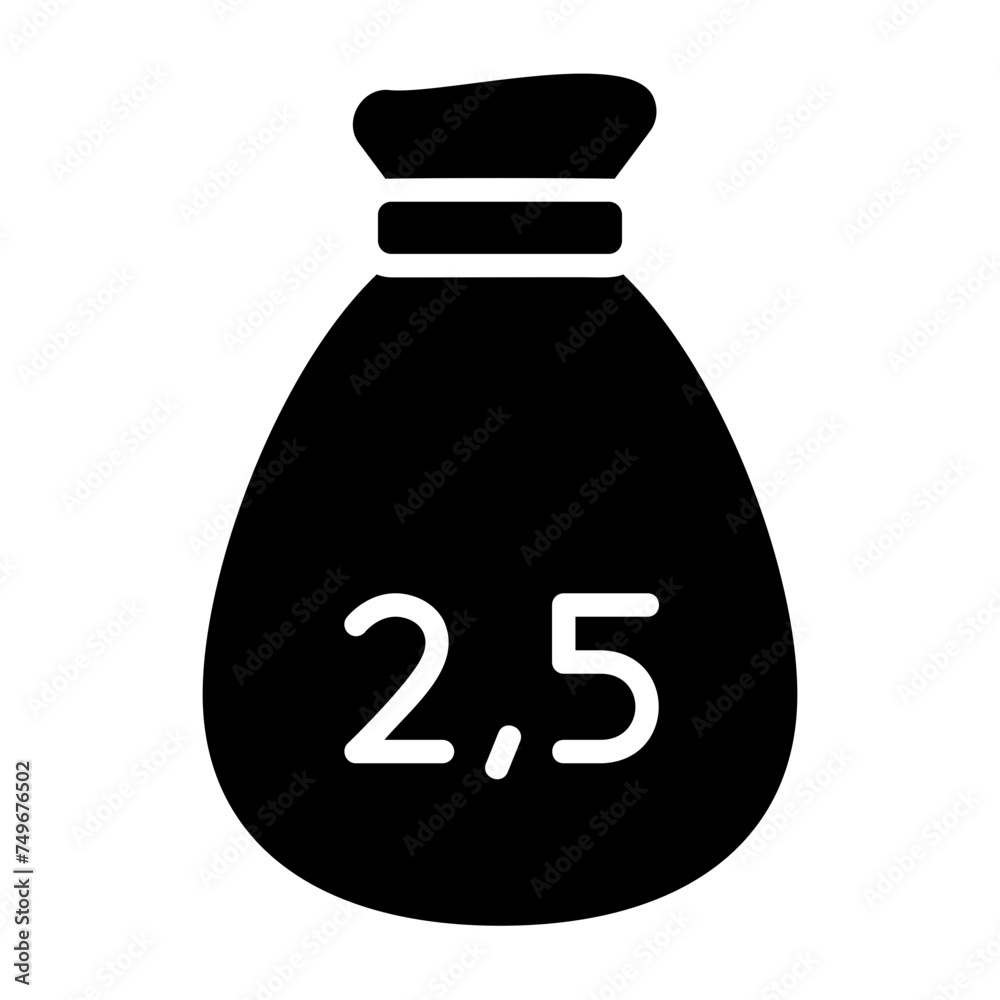 Obraz premium zakat glyph icon