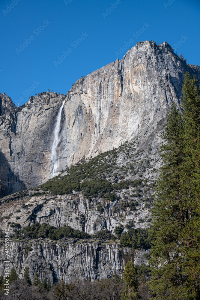 waterfall in yosemite