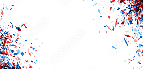 Patriotic Confetti Explosion photo